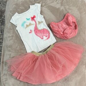 Gymboree Pink and Gold Tutu Skirt
